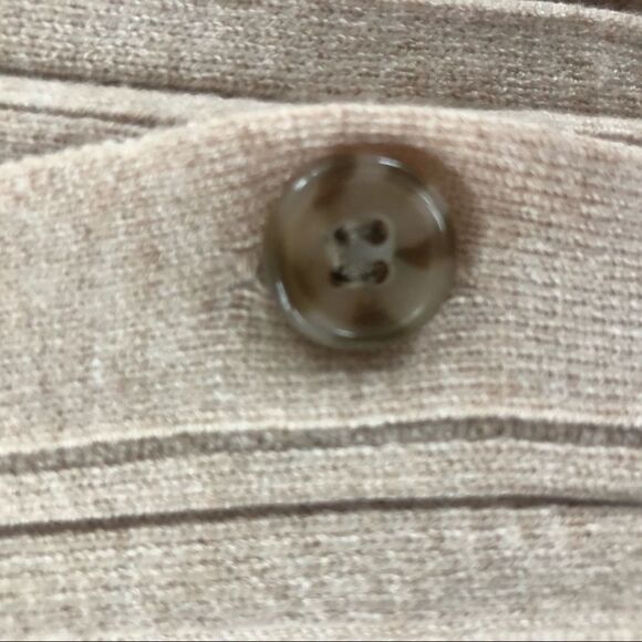 Lavender Sketch Cropped Wide Rib Cardigan M - Picture 9 of 10